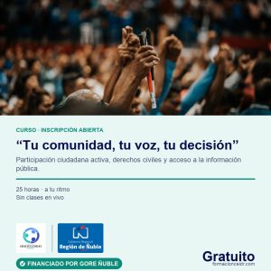 Curso Fomentando la Participación Ciudadana Inclusiva